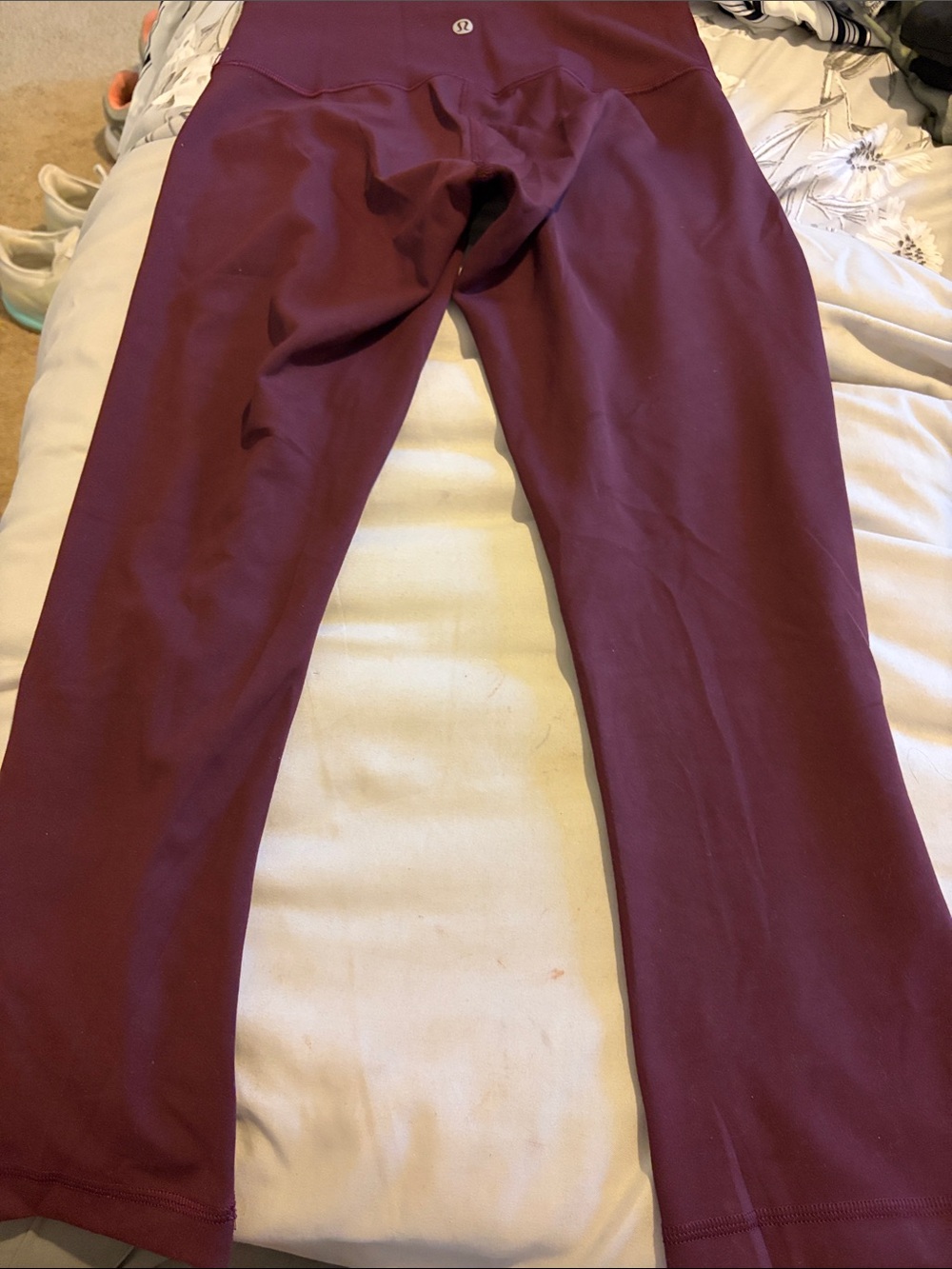 lululemon athletica women Deep Burgundy Athletic Leggings